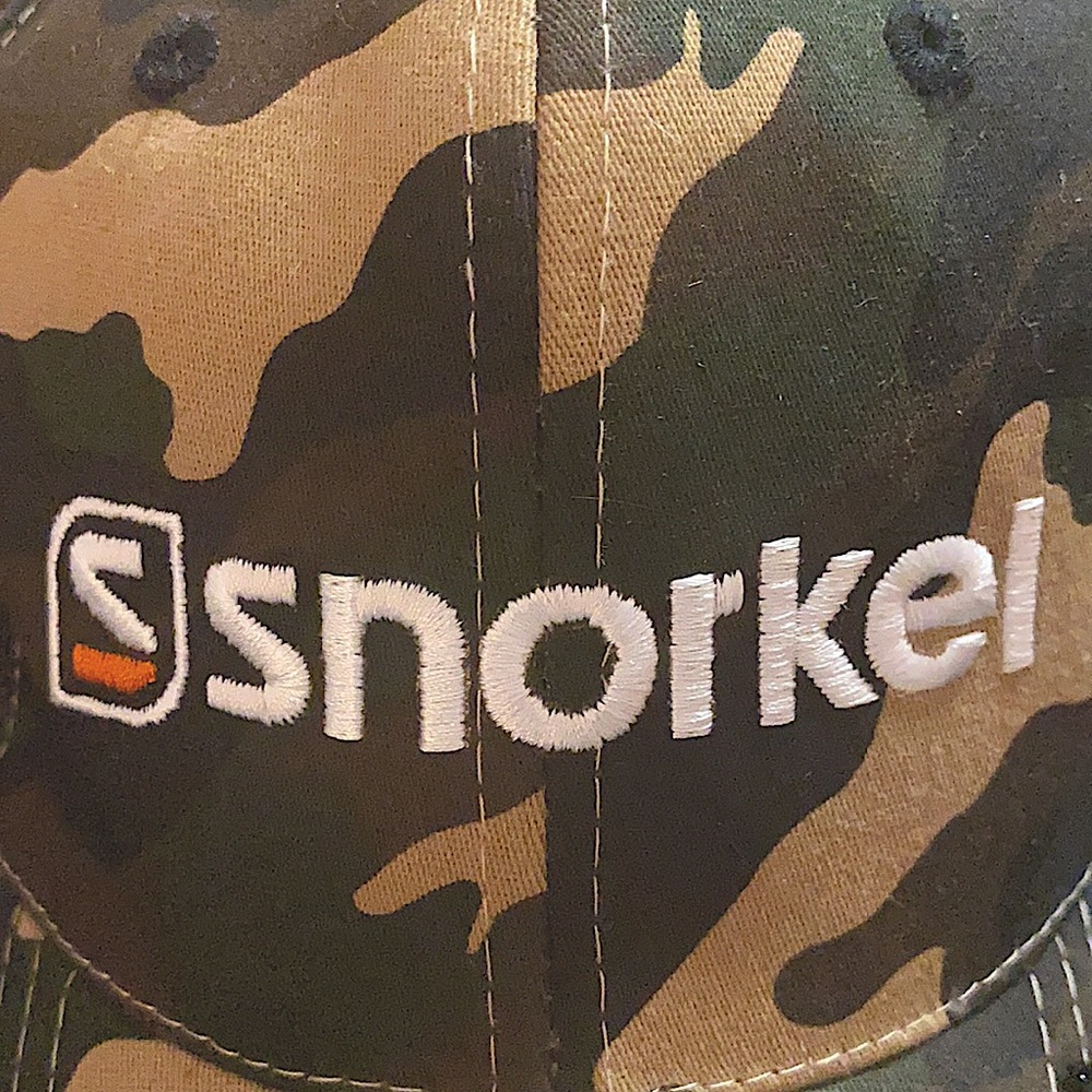 S/M New Camouflage Snorkel Hat.